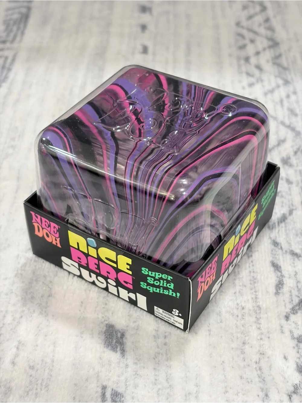 NIB NeeDoh Nice Berg Swirl Mystery Dumpling Ice Cream Squishy Schylling 3pk